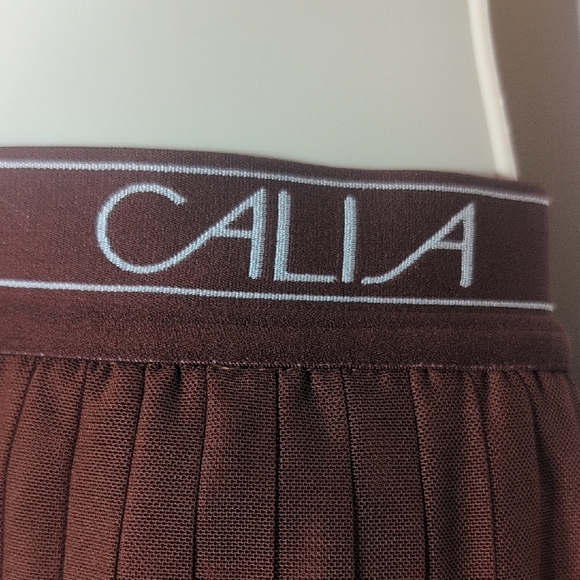 Calia  Brown/Red Pleated Skirt XXL - Picture 3 of 7